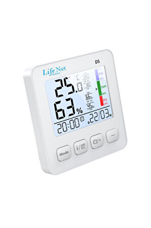 Dijital Termometre Isı Ve Nem Ölçer D5