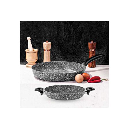 Taç 3539 Ultra 2 Parça Granit Tava Seti