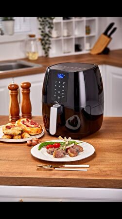 Taç Slim Multi 5.5 lt Yağsız Airfryer Siyah