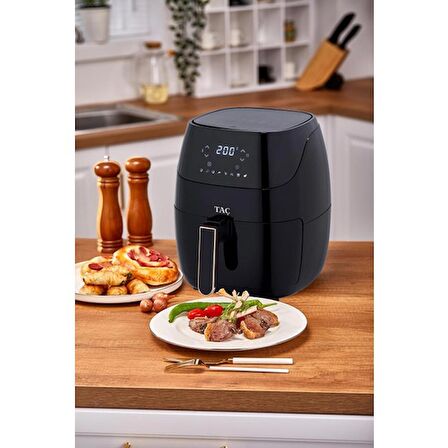 Taç Digi Gold 7856 5.5 lt Yağsız Airfryer Siyah