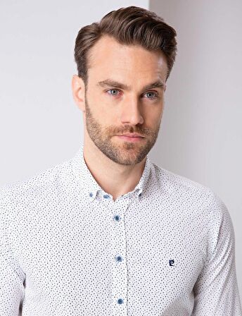 Lacivert Slim Fit Gömlek