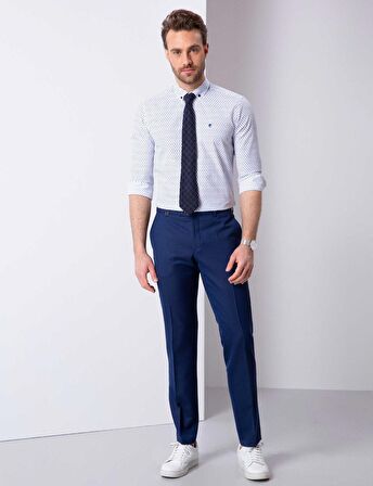 Beyaz Slim Fit Erkek Gömlek