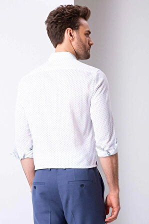 Mavi Slim Fit Gömlek