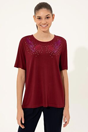 Kadın Kirmizi T-Shirt G022Sz011.000.904134.Vr014