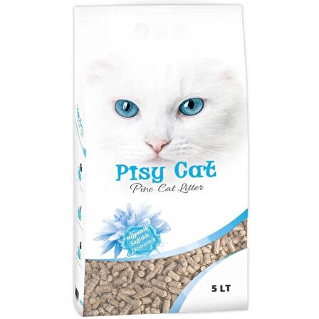 PisyCat Doğal Çam Ağacı Kedi Kumu  5 LT/3 Kg