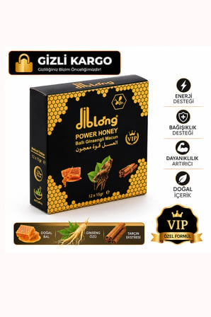Power Honey Ballı Ginsengli Macun 12 x 15 g Tek Kullanımlık Paket – Bal, Ginseng ve Tarçın Özlü