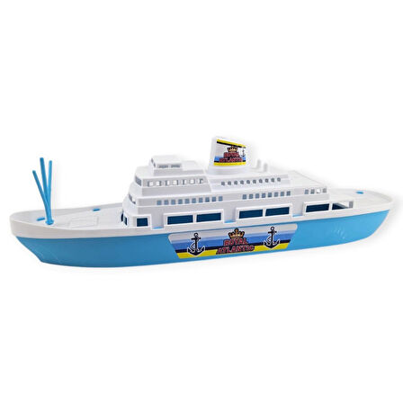 Transatlantik Yolcu Gemisi 45 cm - Mavi 