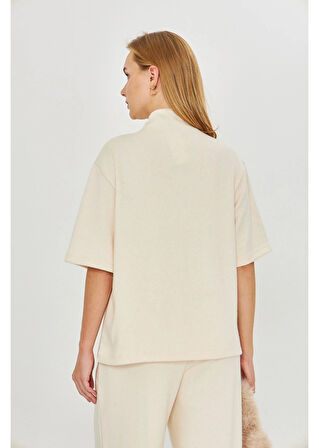 Balıkçı Yaka Kısa Kol Triko Kazak 