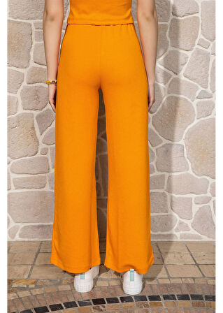 Beli Lastikli Örme Pantolon