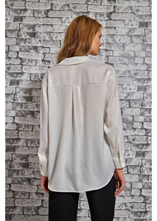 Klasik Saten Gömlek 