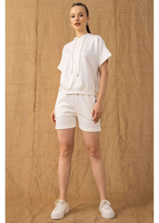 Bağcıklı Lastikli Modal Şort