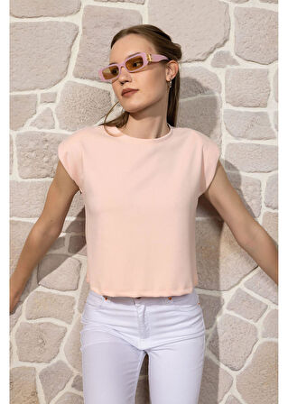 Sıfır Yaka Kolsuz Vatkalı Modal Crop