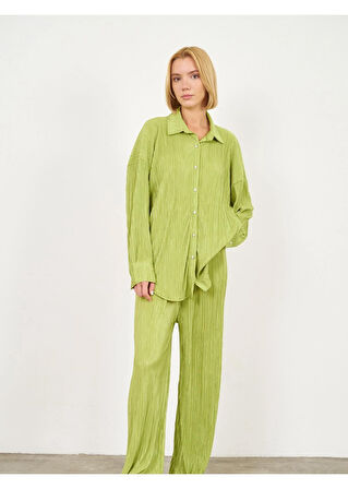 Piliseli Örme Gömlek 