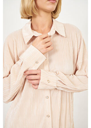 Piliseli Örme Gömlek 