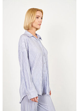 Piliseli Örme Gömlek 