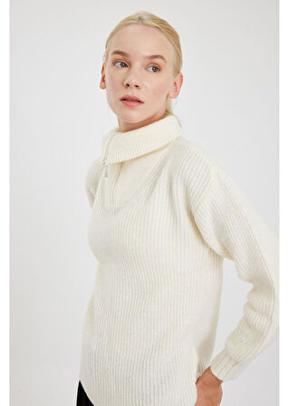 FERMUARLI TRİKO KAZAK