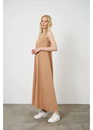 Ayarlanabilir Askılı Dubai Elbise