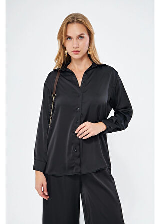 Klasik Saten Gömlek 