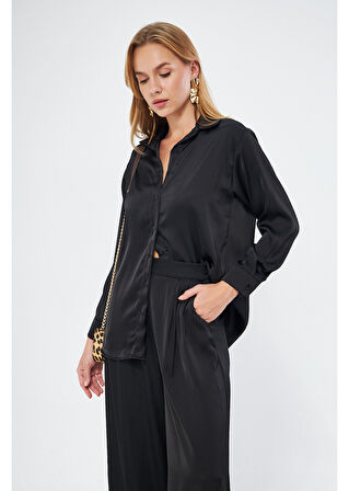 Klasik Saten Gömlek 