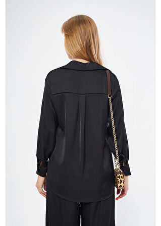 Klasik Saten Gömlek 