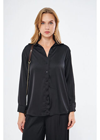 Klasik Saten Gömlek 