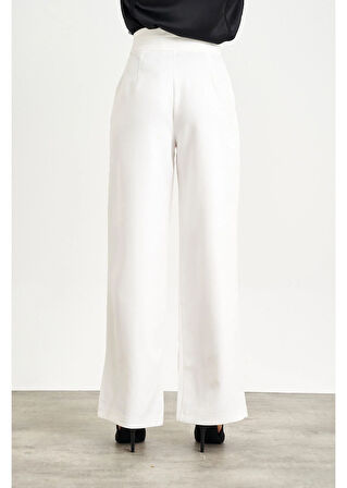 Beli Şeritli Palazzo Atlas Pantolon