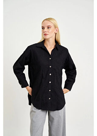 Zincir Süzene Gabardin Gömlek 