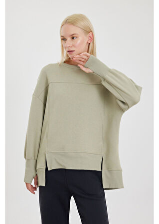 Asimetrik Oversize Sweatshirt