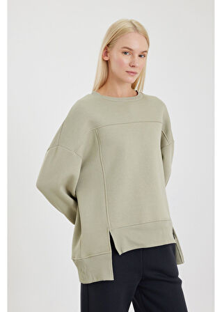 Asimetrik Oversize Sweatshirt