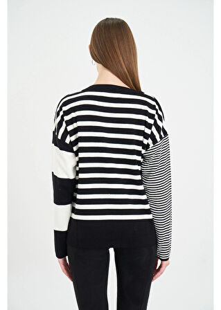 Önü Kısa Arkası Uzun Çizgili Kazak