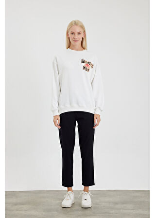 Next Baskılı Sweatshirt