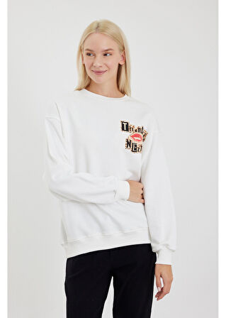 Next Baskılı Sweatshirt