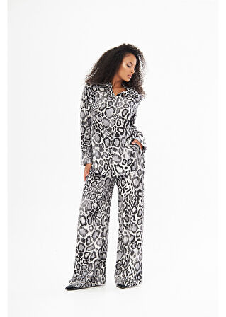 Desenli Viskon Gömlek 