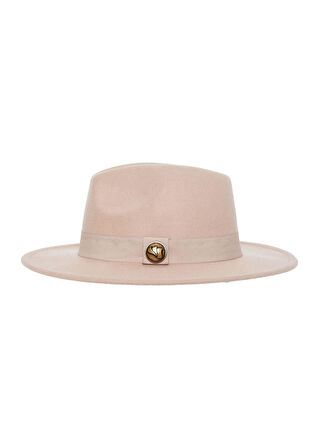 Keçe Fötr Şeritli Şapka 