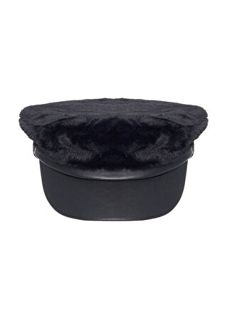 Plush Model Kasket Şapka 