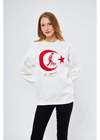 Cumhuriyet Koleksiyonu Ay Yıldız Sweatshirt 
