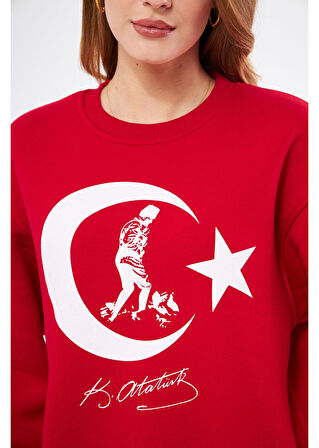 Cumhuriyet Koleksiyonu Ay Yıldız Sweatshirt 