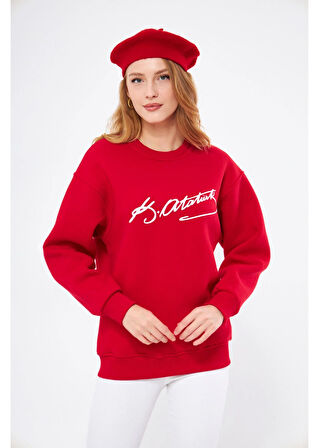 Cumhuriyet Koleksiyonu ATATÜRK İmzalı Sweatshirt 