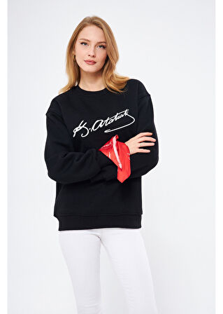 Cumhuriyet Koleksiyonu ATATÜRK İmzalı Sweatshirt 