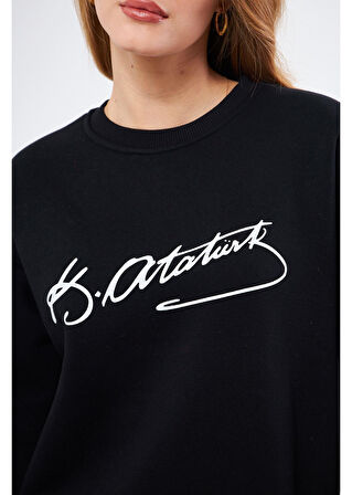 Cumhuriyet Koleksiyonu ATATÜRK İmzalı Sweatshirt 