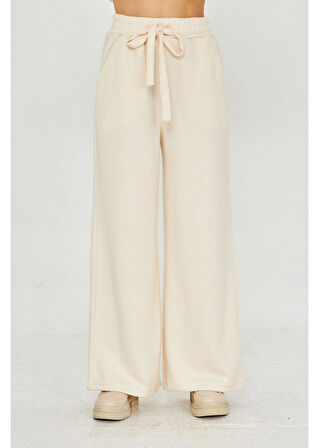 Kemerli Triko Pantolon 