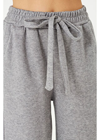 Kemerli Triko Pantolon 