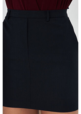 Süs Patletli Kısa Etek 