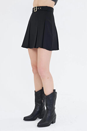 Pileli Poliviskon Etek 