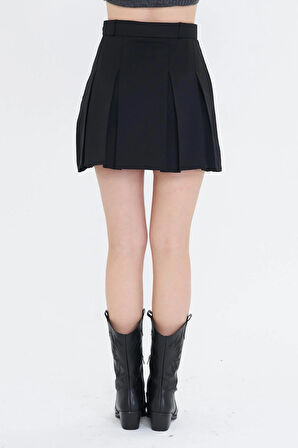 Pileli Poliviskon Etek 