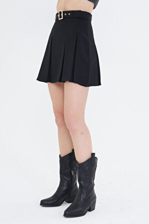 Pileli Poliviskon Etek 