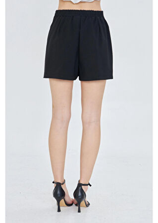 Poliviskon Şort Etek 