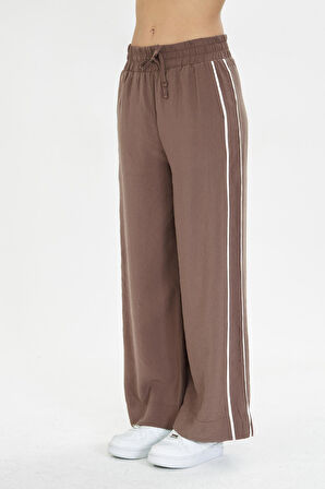 Şerit Detaylı Modal Pantolon