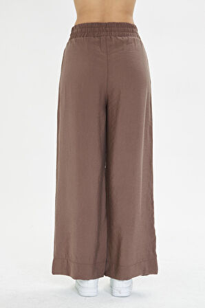 Şerit Detaylı Modal Pantolon