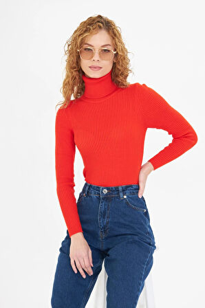 Tam Balıkçı Yaka Kazak 